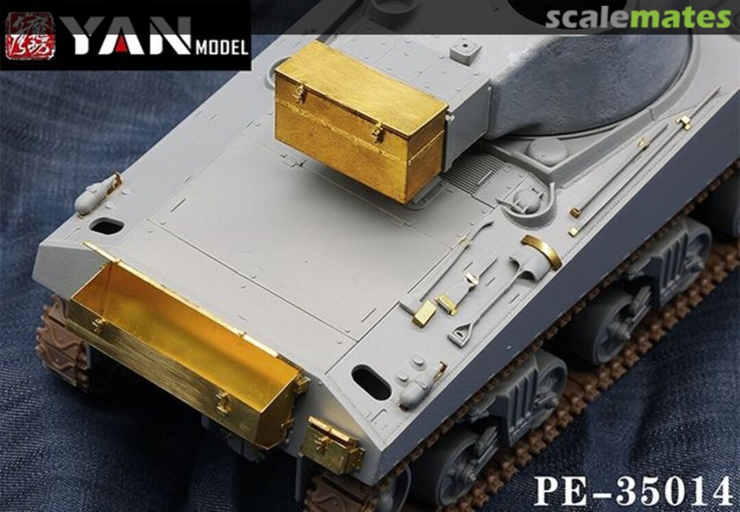 Boxart British Sherman Firefly VC Tank tool box and tools PE-35014 Yan Model