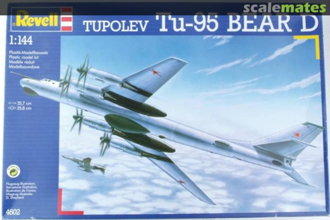 Boxart Tupolev TU-95 Bear D 4602 Revell