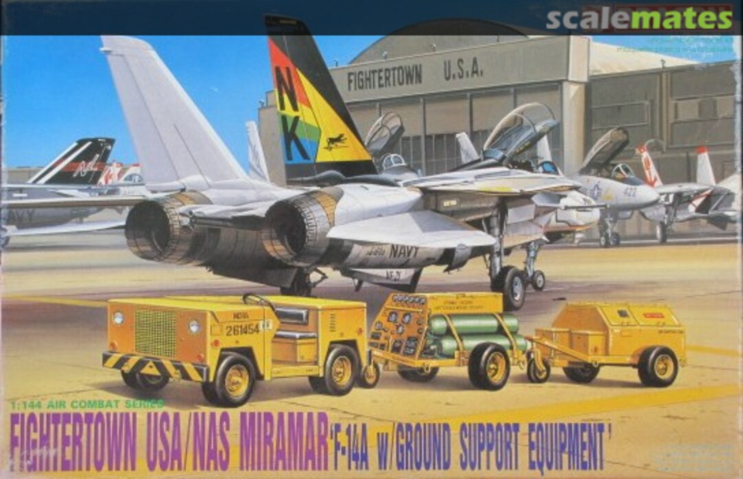 Boxart Fightertown USA/NAS Miramar 'F-14A w/Ground Support Equipment 4019 Dragon