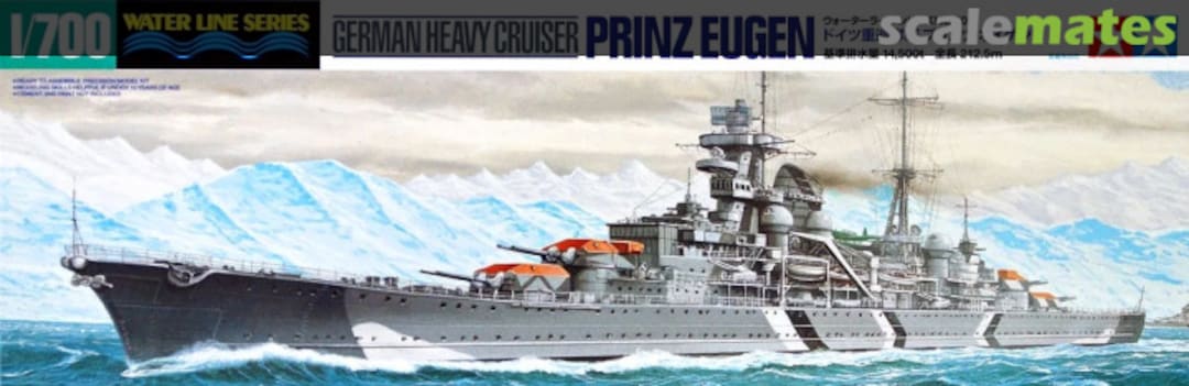 Boxart Prinz Eugen 31805 Tamiya