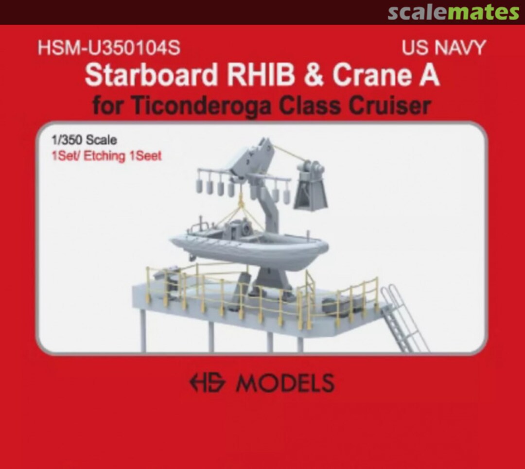 Boxart Starboard RHIB and Crane A HSM-U350104S HS Models