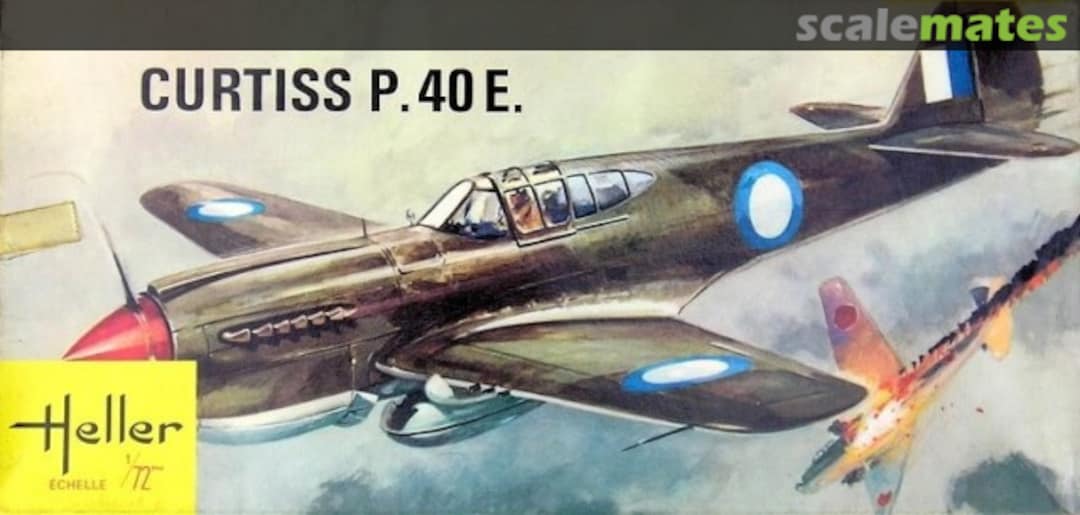 Boxart Curtiss P.40 E. L083 Heller