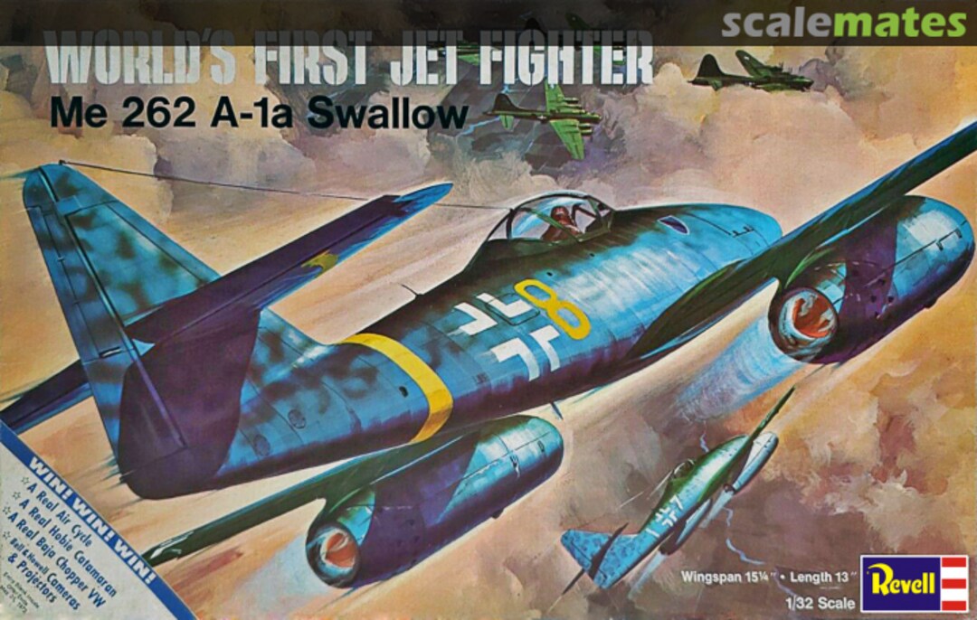 Boxart Me 262 A-1a Swallow H-218 Revell