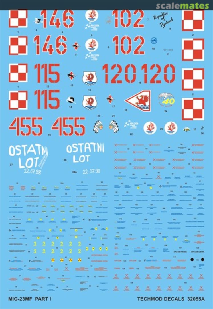 Boxart MiG-23MF 32055A Techmod