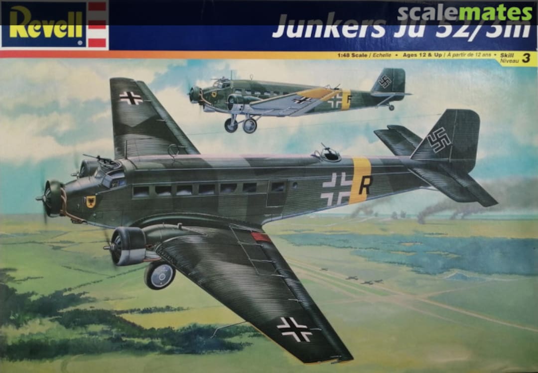 Boxart Junkers Ju 52/3m 85-5612 Revell