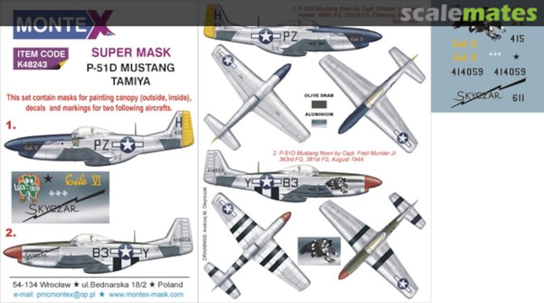 Boxart P-51D Mustang K48243 Montex