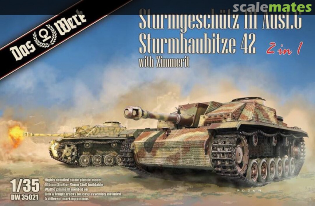 Boxart Sturmgeschütz III Ausf.G / Sturmhaubitze 42 DW35021 Das Werk