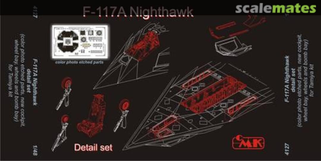 Boxart F-117A detail set 4127 CMK