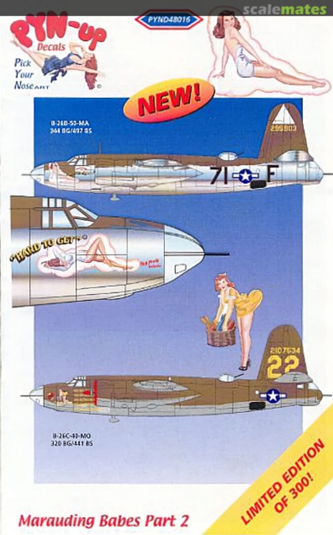 Boxart Marauding Babes Part 2 PYND48016 Pyn-Up Decals