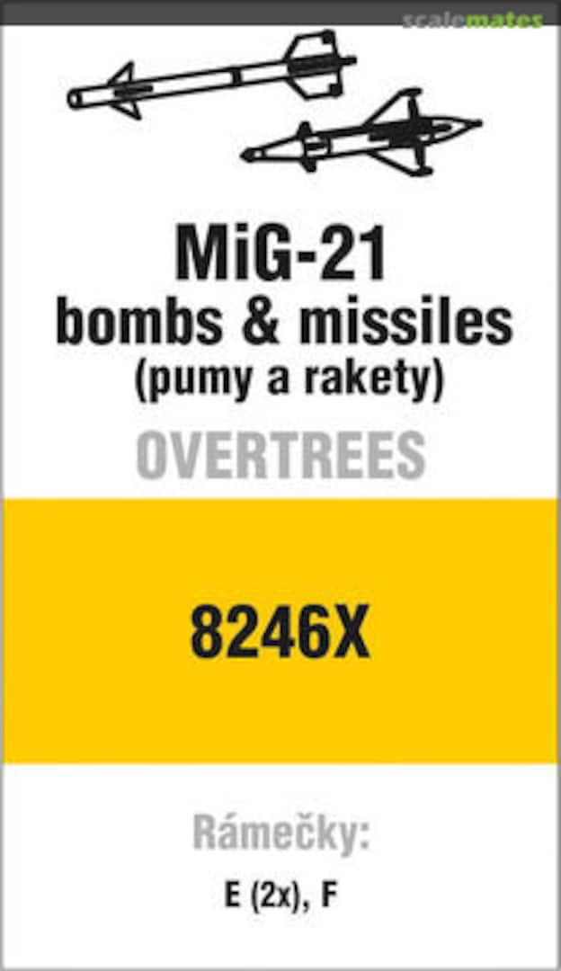 Boxart Mig-21 Bombs & Missiles 8246x Eduard