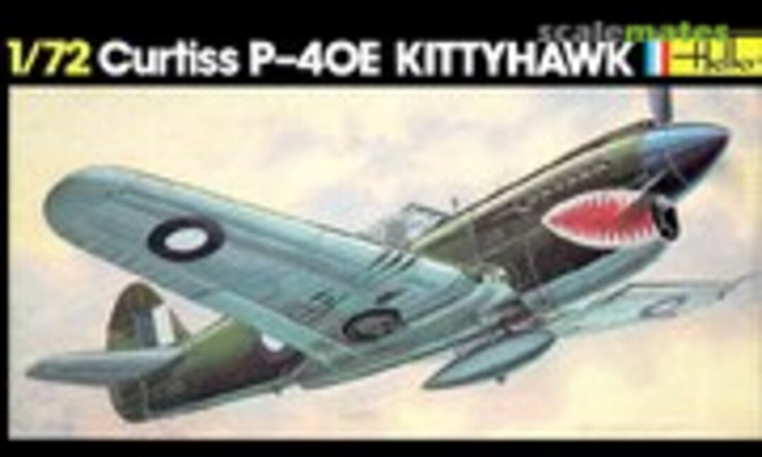 1:72 Curtiss P-40E Kittyhawk (Heller 266)