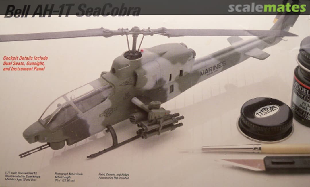 Boxart Bell AH-1T SeaCobra 634 Testors