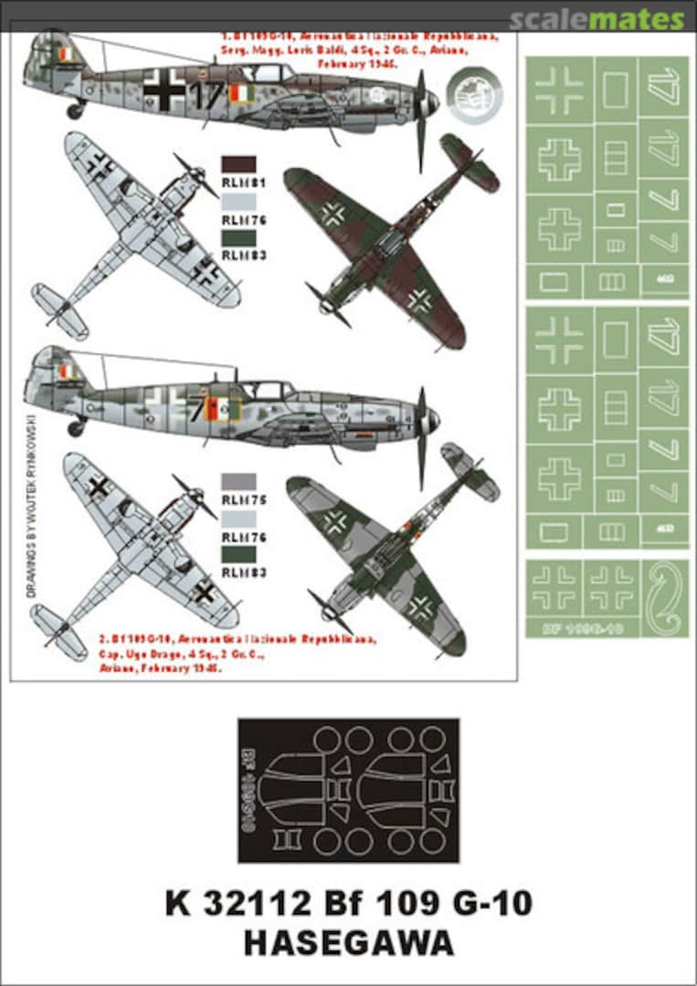 Boxart Bf 109G-10 K32112 Montex