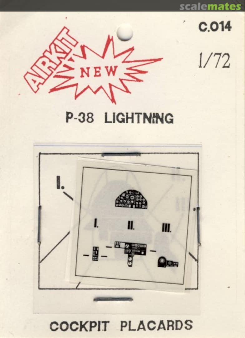 Boxart P-38 Lightning C.014 Airkit