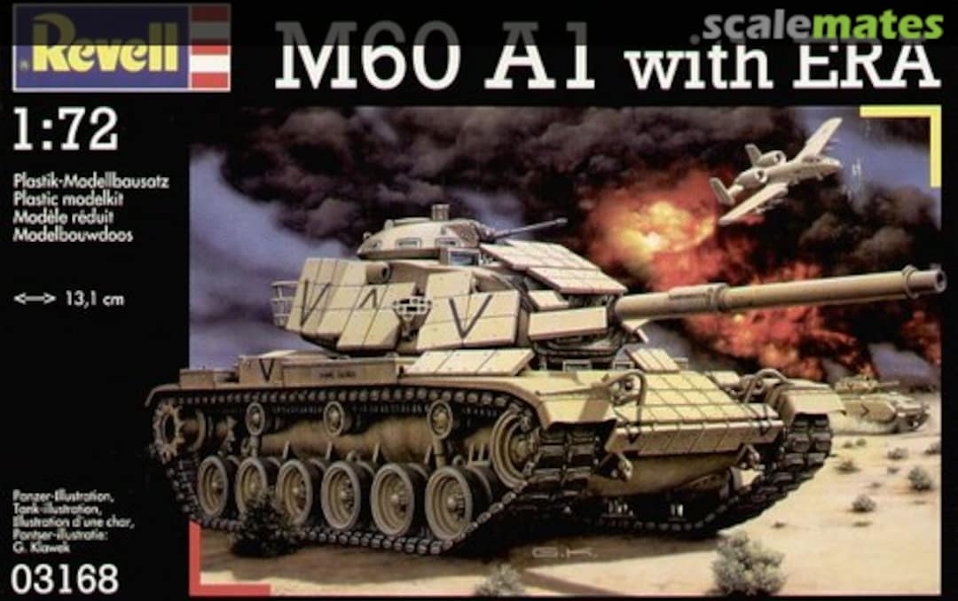 Boxart M60 A1 with ERA 03168 Revell