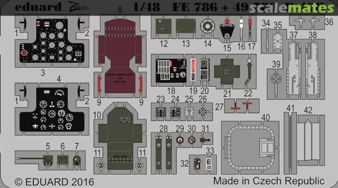 Boxart P-40B FE786 Eduard