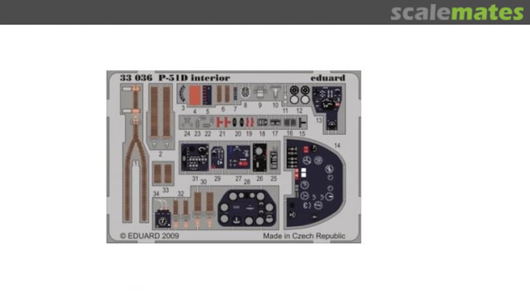 Boxart P-51D interior S.A. 1/32 33036 Eduard