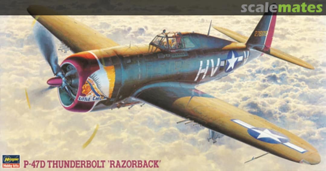 Boxart P-47D Thunderbolt 'Razorback' 09057 Hasegawa