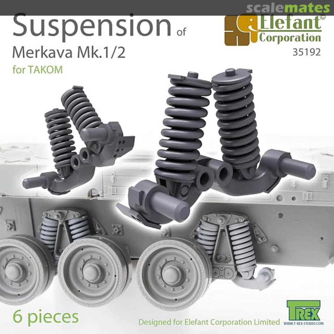 Boxart Merkava 1/2 Suspension 35192 Elefant Corporation