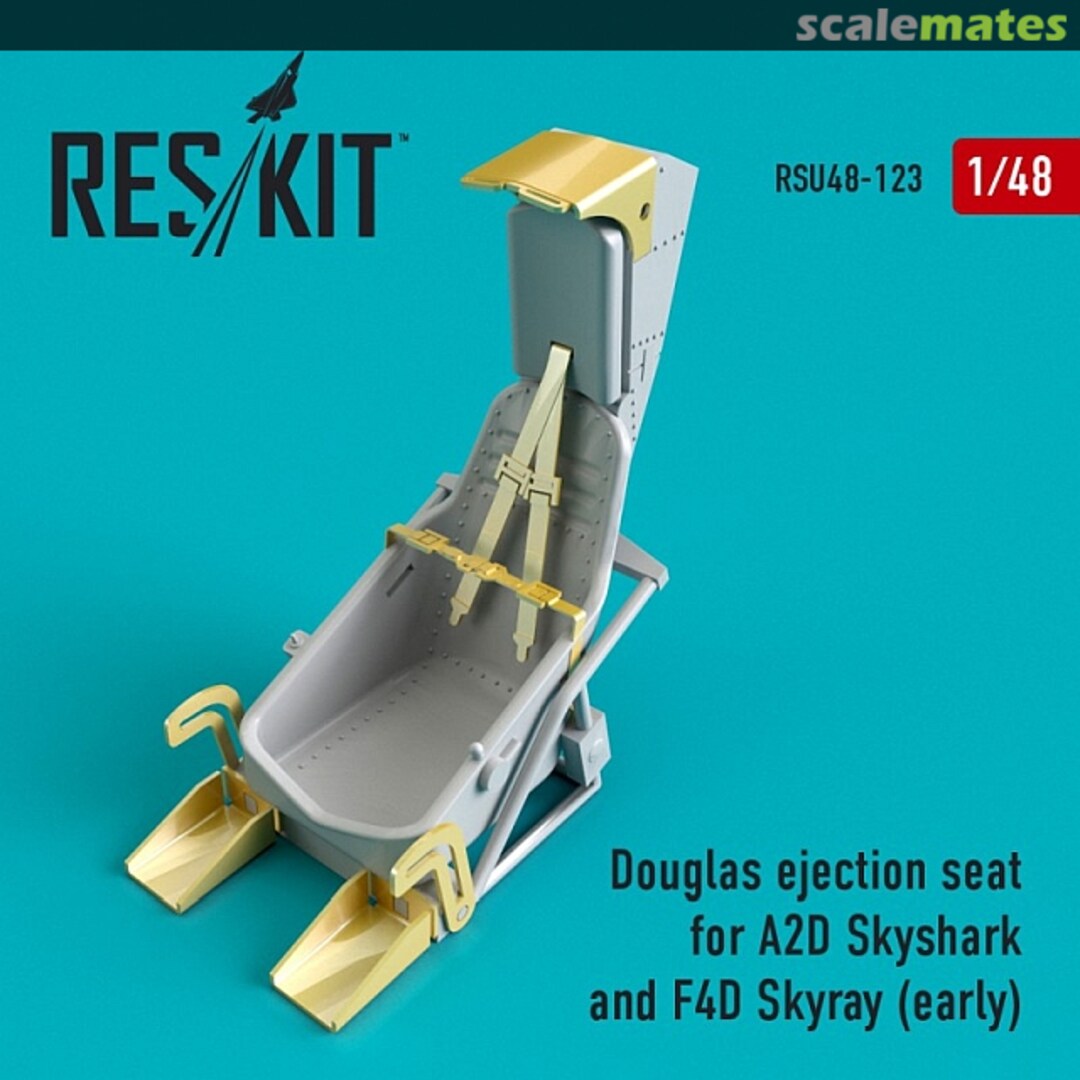 Boxart Douglas ejection seat for A2D Skyshark and F4D Skyray (early) RSU48-0123 ResKit