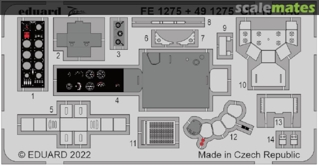 Boxart OH-13 detail set FE1275 Eduard