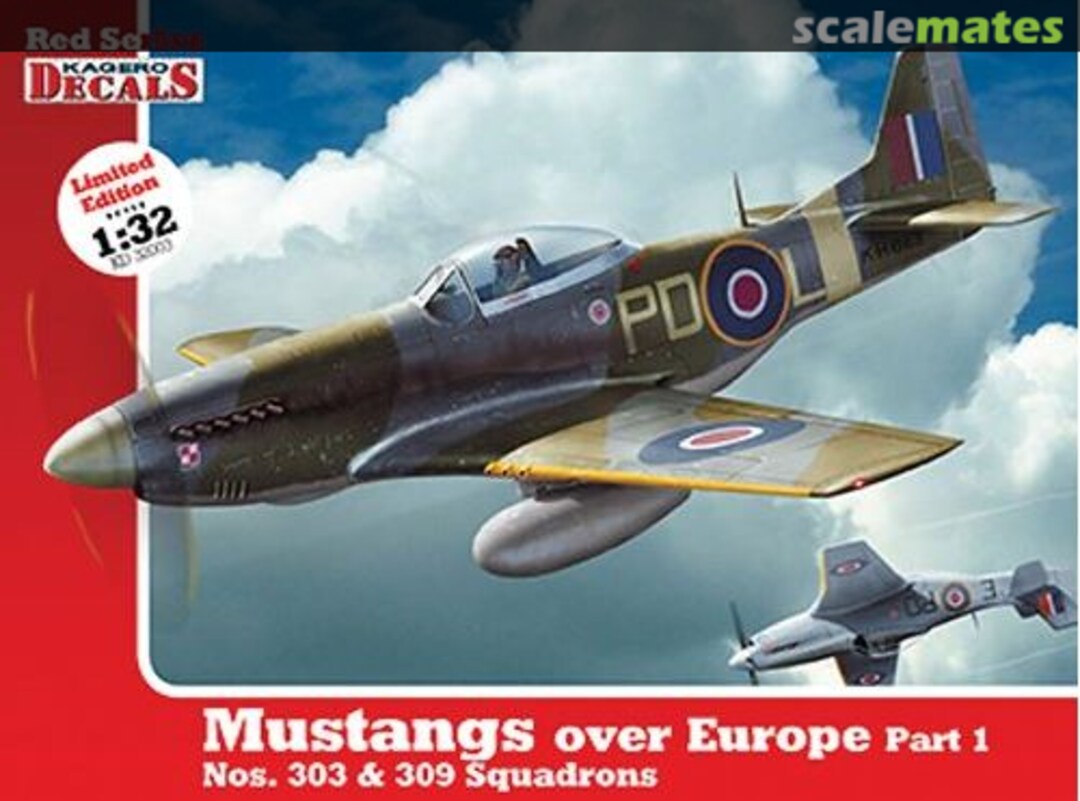 Boxart Mustangs over Europe KD 32003 Kagero