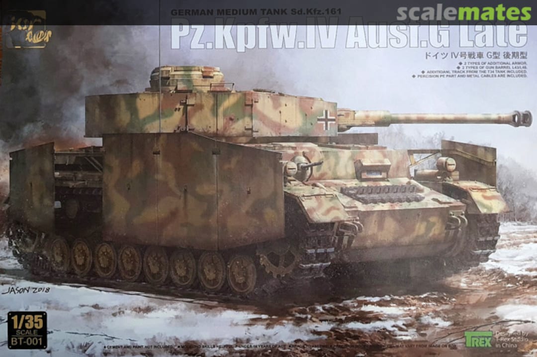 Boxart Panzer IV Ausf.G Late BT-001 Border Model