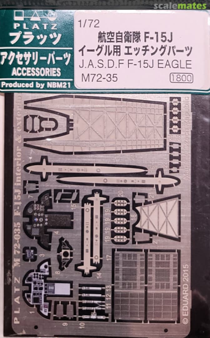 Boxart J.A.S.D.F F-15J Eagle Update set M72-35 Platz