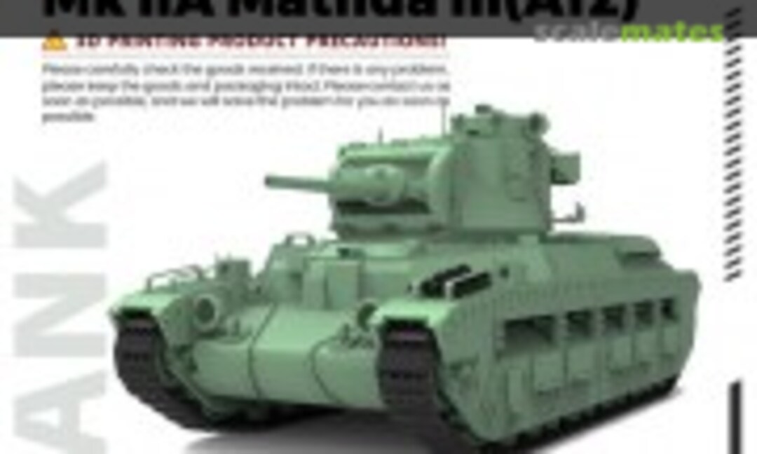 1:72 Infantry Tank Mark II.A Matilda II Mk III (SSMODEL 72571)