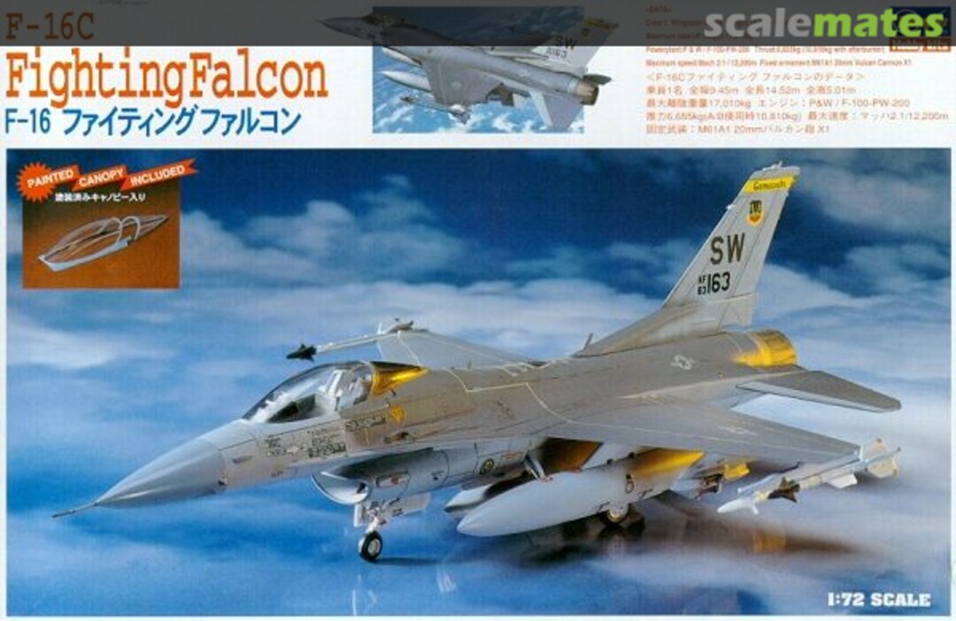 Boxart F-16C Fighting Falcon 03009 Hasegawa