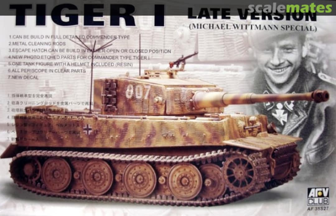 Boxart Tiger I Late Version AF35S27 AFV Club