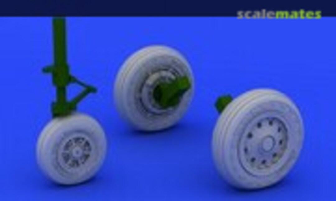 1:48 F-104 undercarriage wheels early (Eduard 648176)