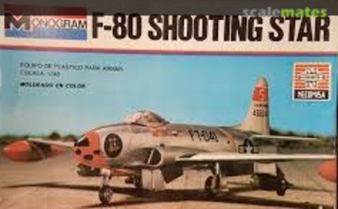 Boxart F-80 Shooting Star 5404 Monogram/Necomisa