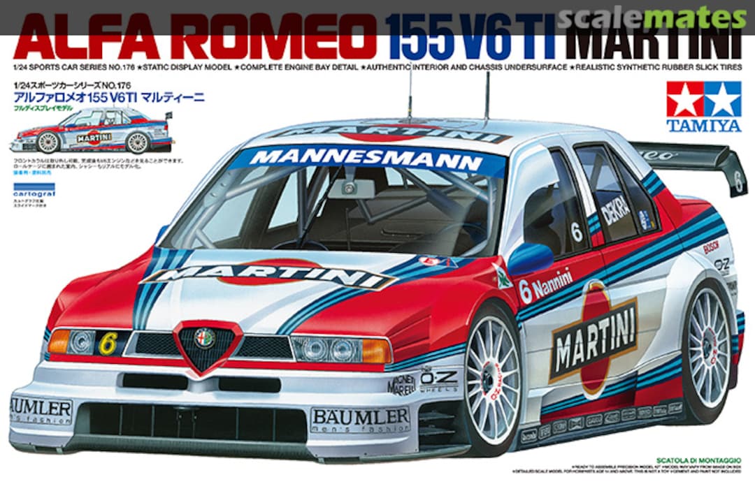 Boxart Alfa Romeo 155 V6 TI Martini 24176 Tamiya