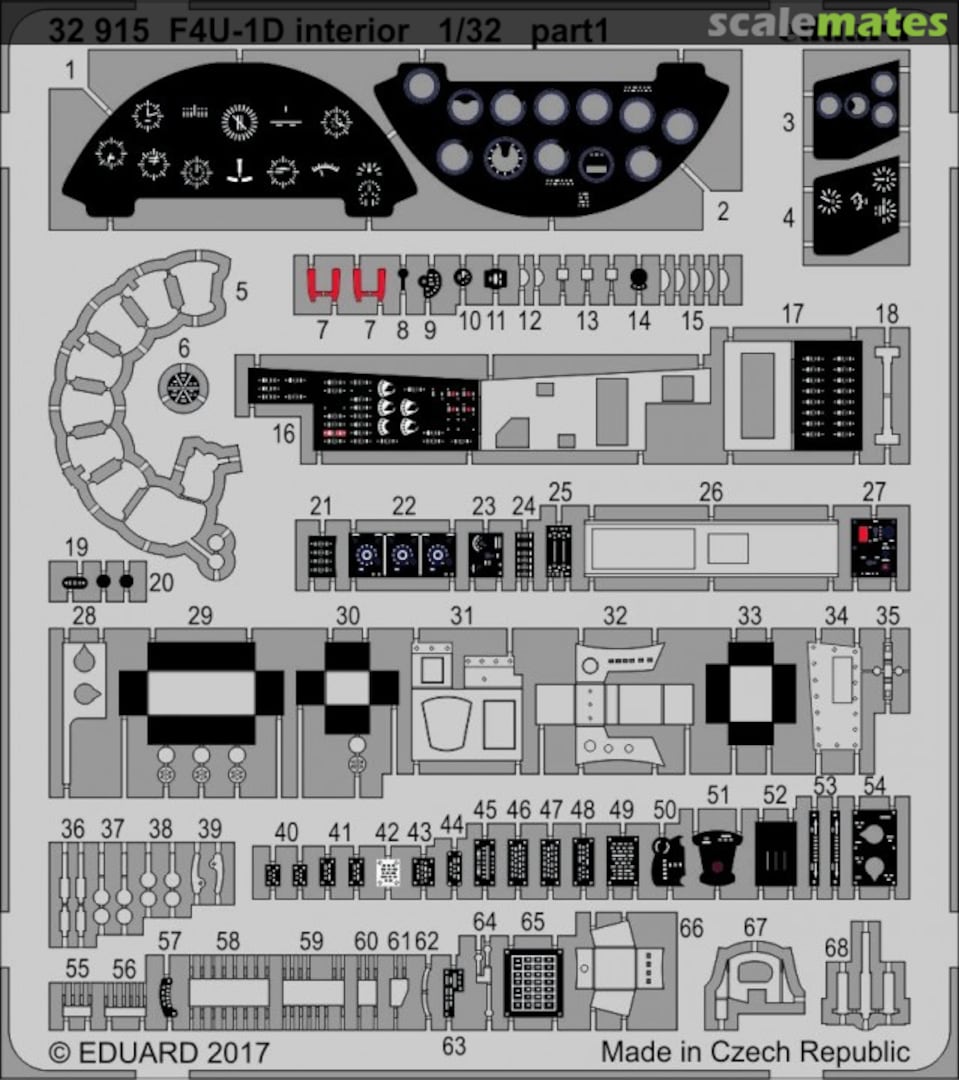 Boxart F4U-1D interior 32915 Eduard