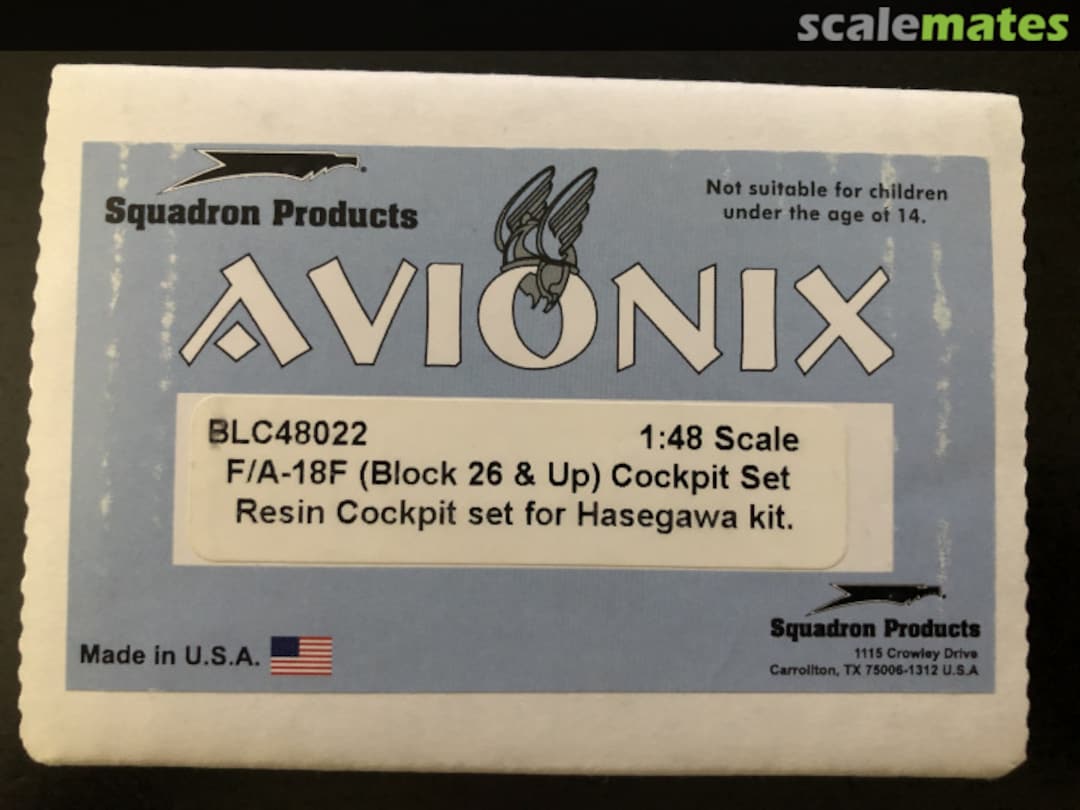 Boxart F/A-18F [Block 26 and Up] Super Hornet - Cockpit Set BLC48022 Avionix