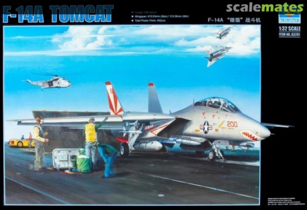 Boxart F-14A Tomcat 03201 Trumpeter