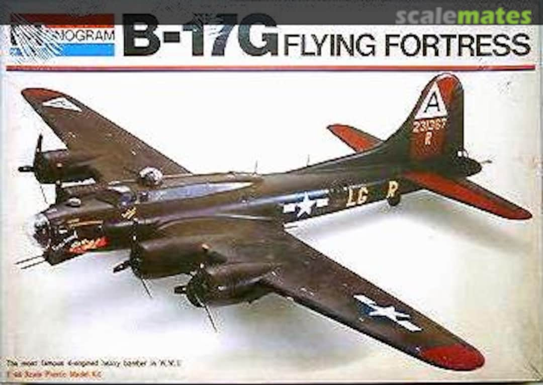 Boxart B-17G Flying Fortress 8951 Bandai/Monogram