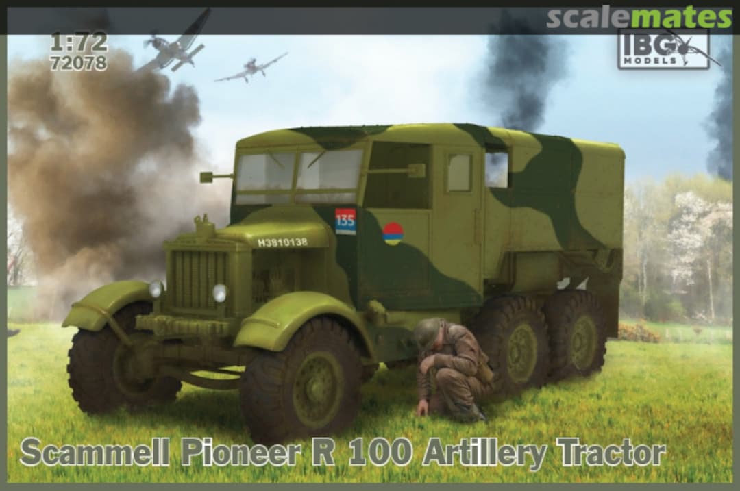 Boxart Scammell Pioneer R 100 Artillery Tractor 72078 IBG Models