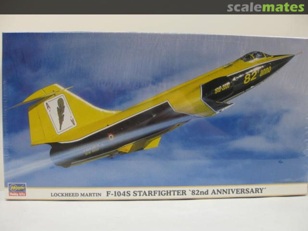 Boxart Lockheed Martin F-104S Starfighter '82nd Anniversary' 09443 Hasegawa