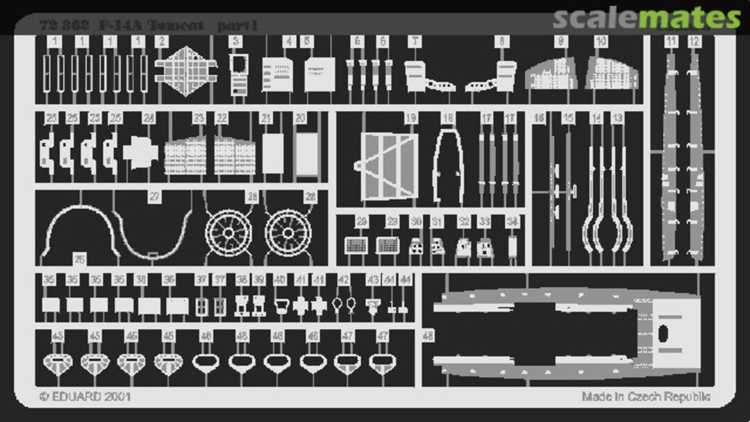 Boxart F-14A Tomcat 72362 Eduard
