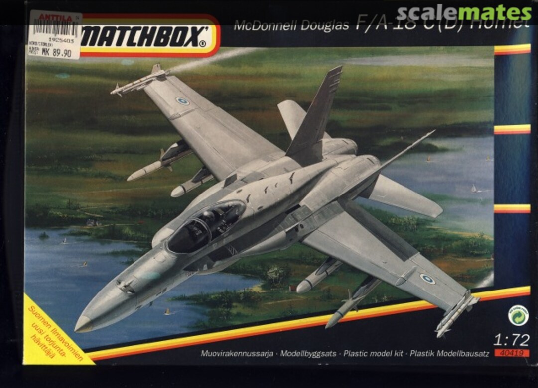 Boxart McDonnell Douglas F/A-18 C(D) Hornet 40419 Matchbox