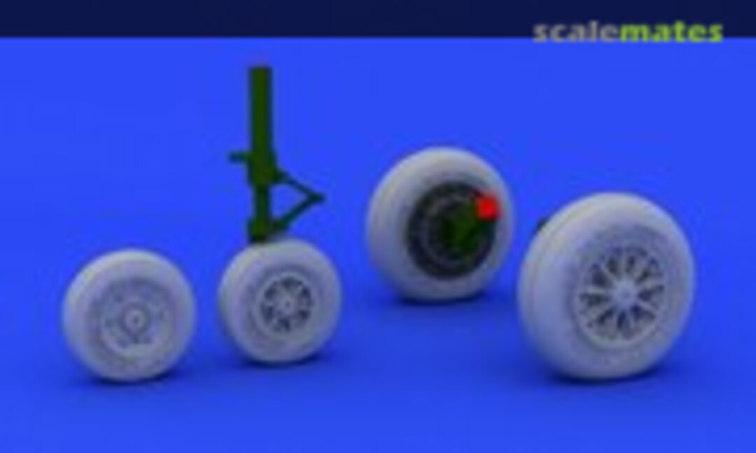 1:48 F-104 undercarriage wheels late (Eduard 648181)