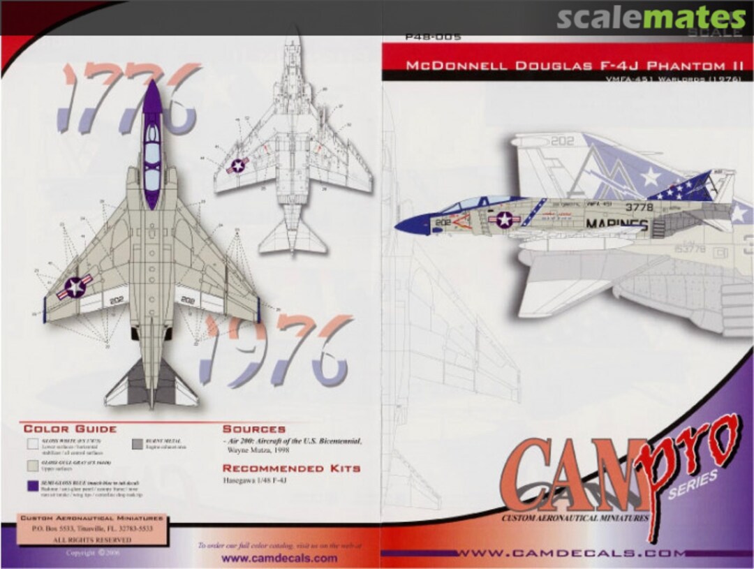 Boxart F-4J Phantom II P48-005 CAM