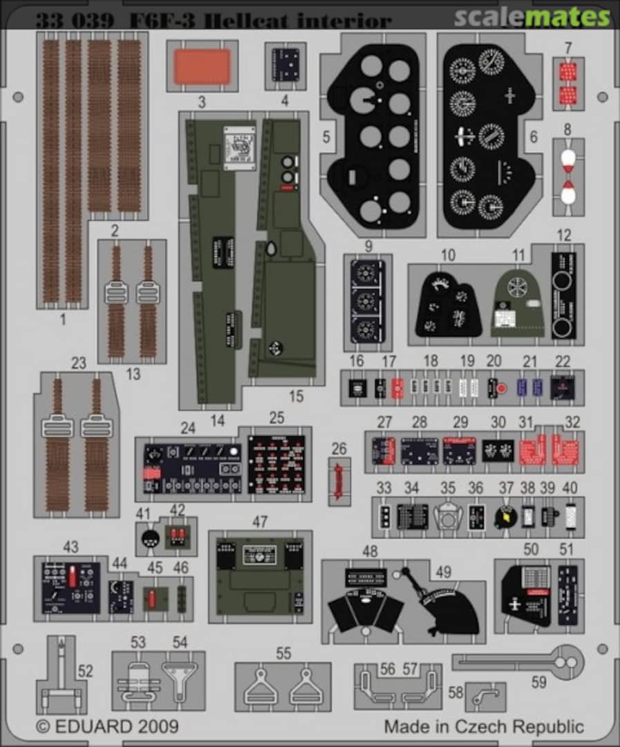 Boxart F6F-3 interior S.A. 33039 Eduard