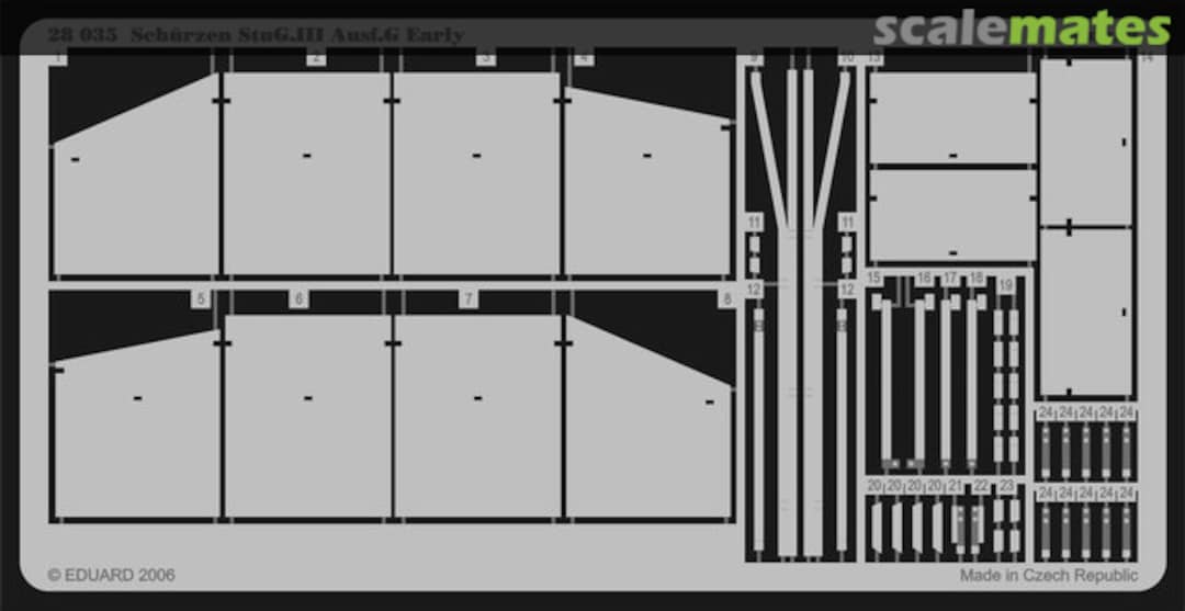 Boxart Schurzen StuG.III Ausf.G Early 28035 Eduard