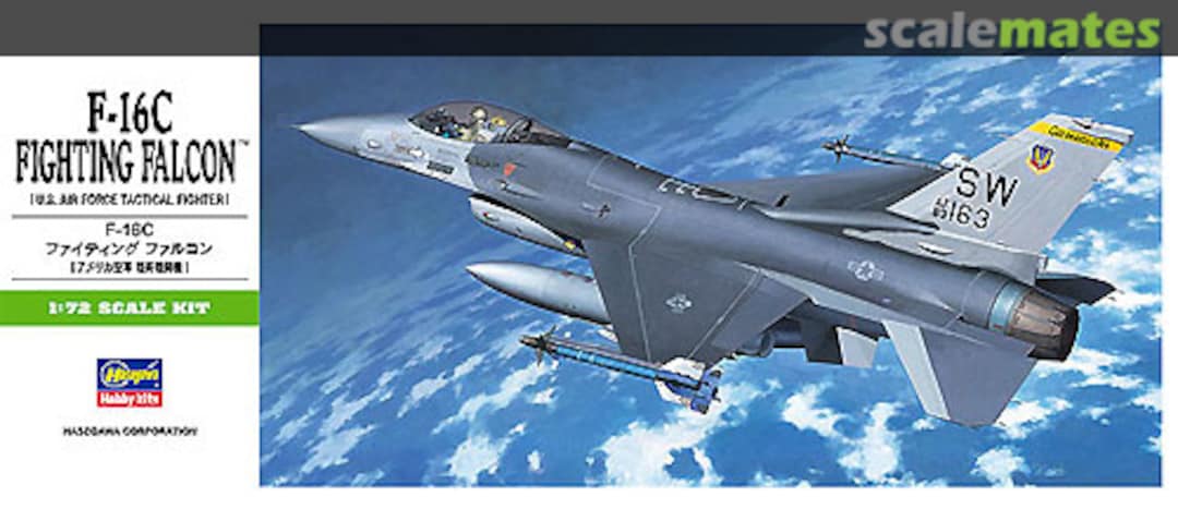 Boxart F-16C Fighting Falcon 00232 Hasegawa