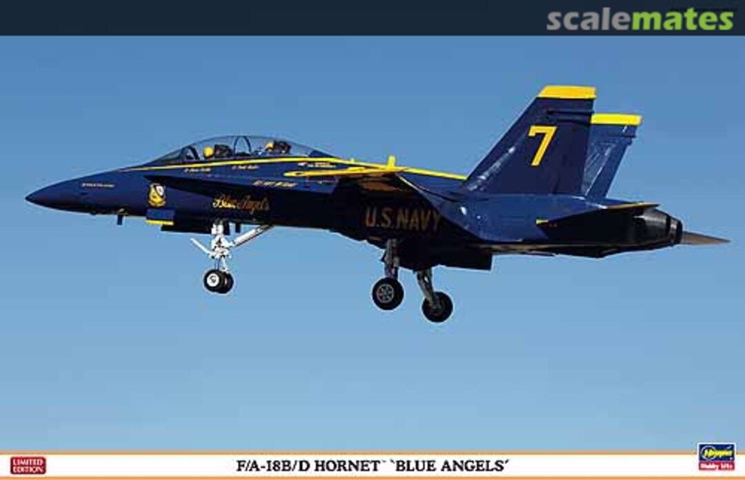 Boxart F/A-18B/D Hornet `Blue Angels´ 09956 Hasegawa