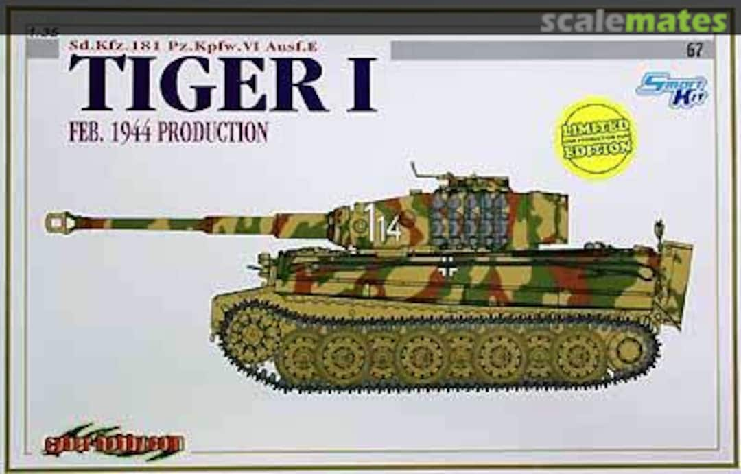 Boxart Tiger I 6650 Cyber Hobby