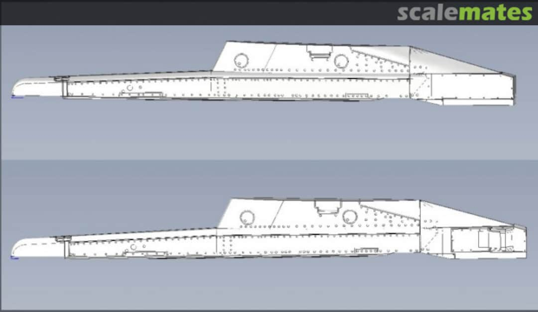 Boxart Rail missile LM 2255 + DDM droit et gauche 1/32 AC 32 23 L'Arsenal Aero